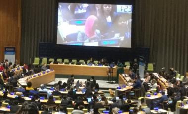 Plus de 700 jeunes et une cinquantaine de représentants de gouvernements ont participé au Forum de la jeunesse 2018 les 30 et 31 janvier au siège de l’ONU à New York.