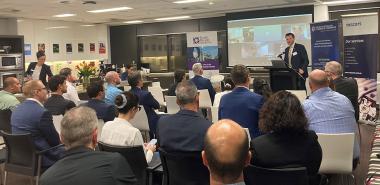 In person or by videoconference, many entrepreneurs participated in the event organized in Brisbane.