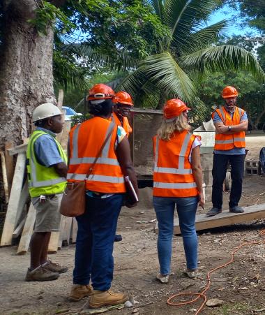  Le chantier de l’Université nationale du Vanuatu bat son plein. Elle est financée par l’AFD, le gouvernement du Vanuatu et celui de la Nouvelle-Calédonie notamment dans le cadre de la convention tripartite