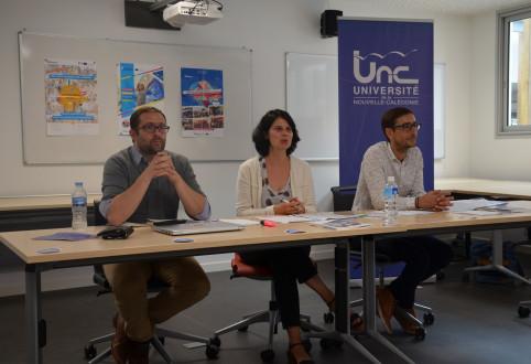 Olivier Duhant, Audre Macé-Rousseau et Gabriel Moreau ont présenté le bilan de leur mission le 27 juin à l’UNC.
