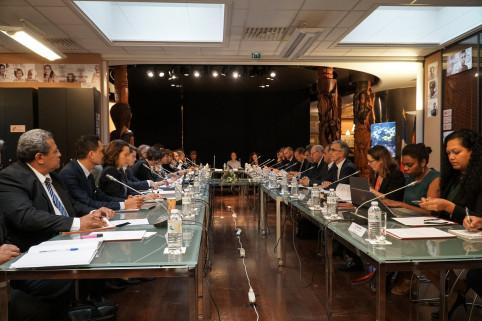 Après Bruxelles, les représentants des PTOM se sont réunis à Paris, avec les représentants de l’État, pour le 12e comité de suivi sur le partenariat UE-PTOM (© Photo MNC).