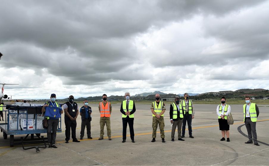 The representatives of the Papuan authorities, WHO, European Union, Australian and New Zealand embassies and armed forces...